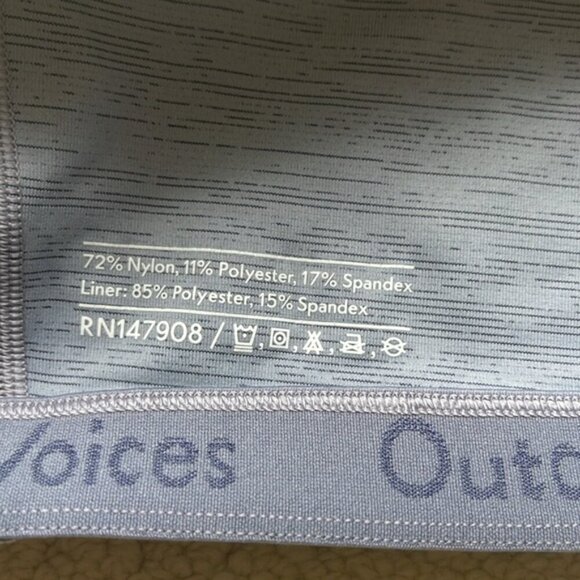 Outdoor Voices Women’s Gray Racerback Sports Bra Size Small - Picture 6 of 8